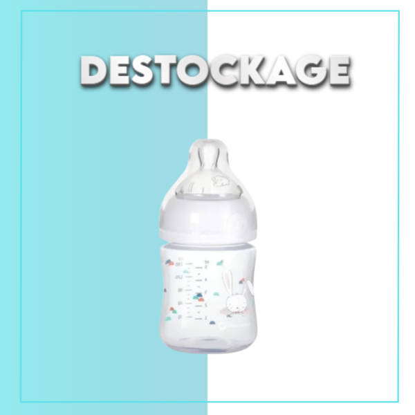 Bebe Confort Biberon Emotion PP Blanc 0-6m 150ml DESTOCKAGE