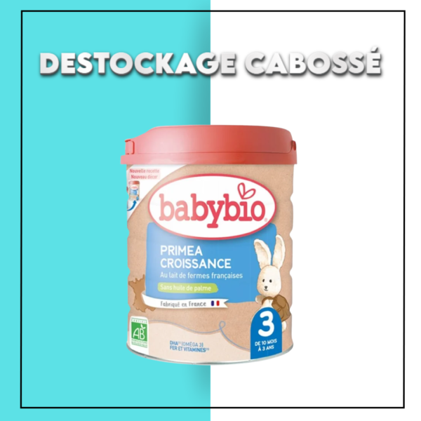 BABYBIO Lait 3ème âge Boîtes Lait infantile 800g Primea 3 Croissance 800G - DESTOCKAGE