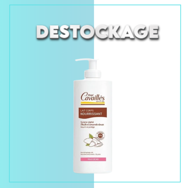 ROGE CAVAILLES NUTRISSANCE LAIT CORPS NOURRISSANT SURGRAS VITAMINE PEAUX SECHES 400ML DESTOCKAGE
