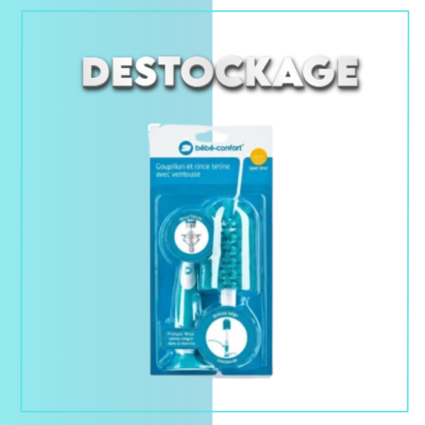 BB conf Goupilon Et rince Tetine Avec ventouse +0m DESTOCKAGE