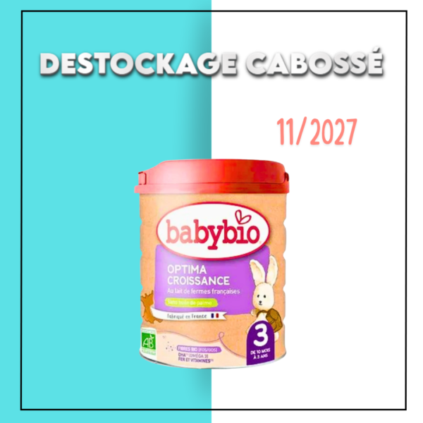 Babybio Optima 3 800g - DESTOCKAGE CABOSSE