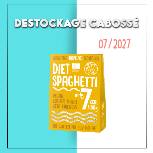DIET FOOD KONJAC SPAGHETTIS 300G - DESTOCKAGE CABOSSE
