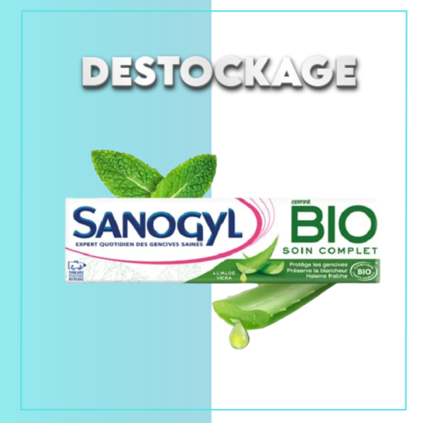 SANOGYL DENTIFRICE BIO SOIN COMPLET HYGIÈNE COMPLÈTE 75 ml DESTOCKAGE