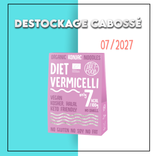 DIET FOOD KONJAC VERMICELLE 300G - DESTOCKAGE CABOSSE