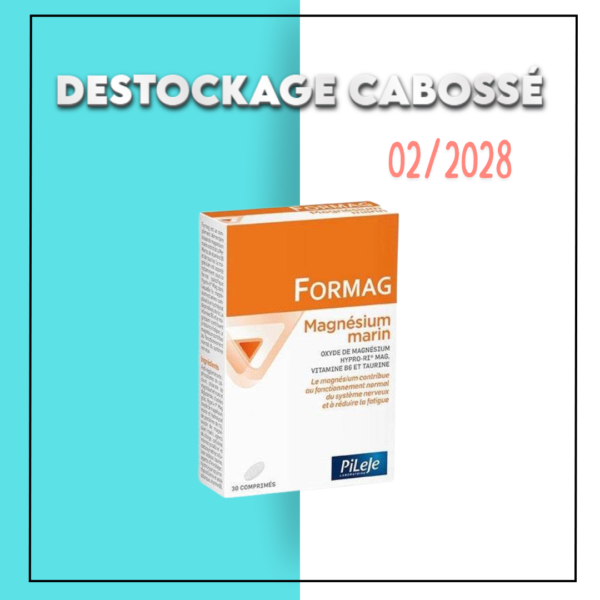 Formag Magnesium Marin 30 Comprimes - DESTOCKAGE