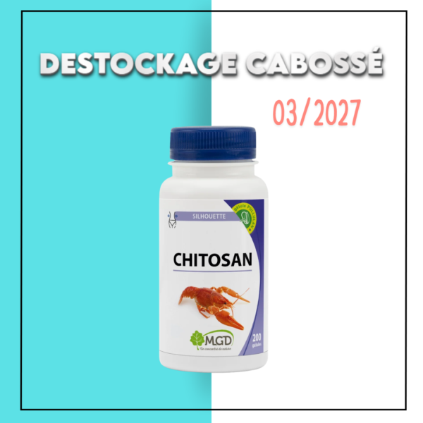 Mgd Nature Chitosan 200 gelules - DESTOCKAGE
