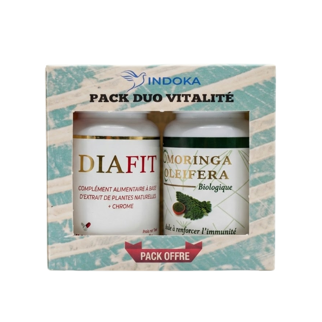 diafit.png Indoka Diafit 60gelule+Moringa Oleifera 90comprimés Pack – Image 1