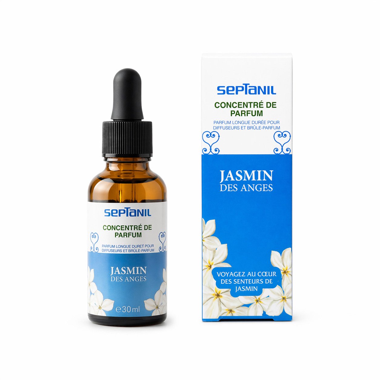 jasminconcentré Septanil Base Fragrance Compte Goutte Jasmin Machmoum 30ml – Image 1