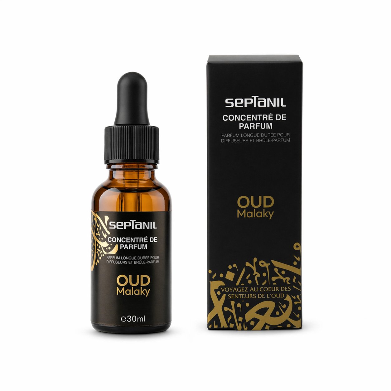 oud malakyconcentré Septanil Base Fragrance Compte Goutte Oud Malaky 30ml – Image 1
