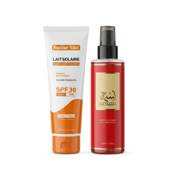 Racine Vita Lait Solaire spf30 100ml+Brume Parfumee Nesmah Pack