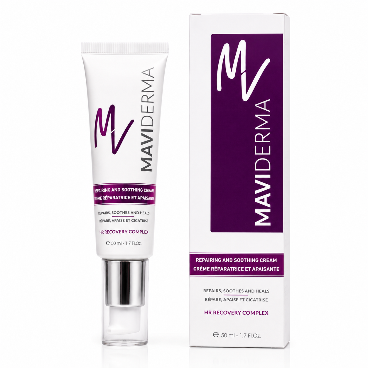 Cre╠Cme-cicatrisante.png Maviderma Creme Reparatrice Apaisante 50ml – Image 1