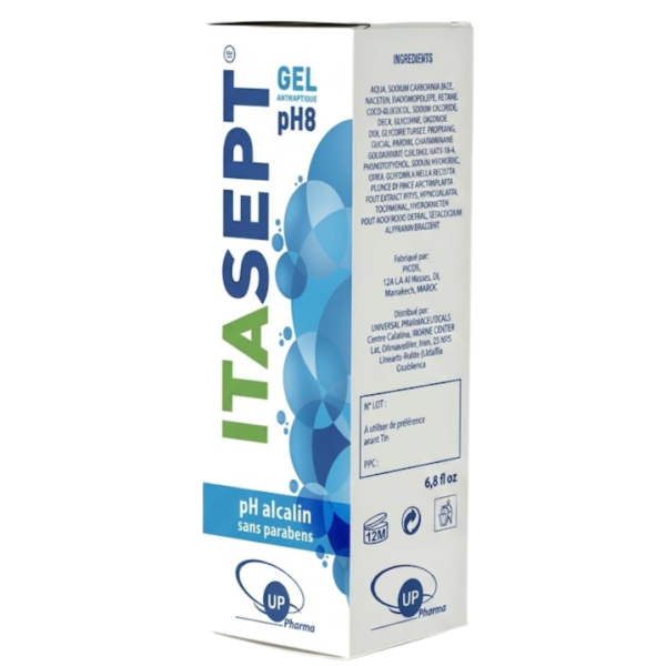 Itasept Gel Antiseptique PH8 125ml