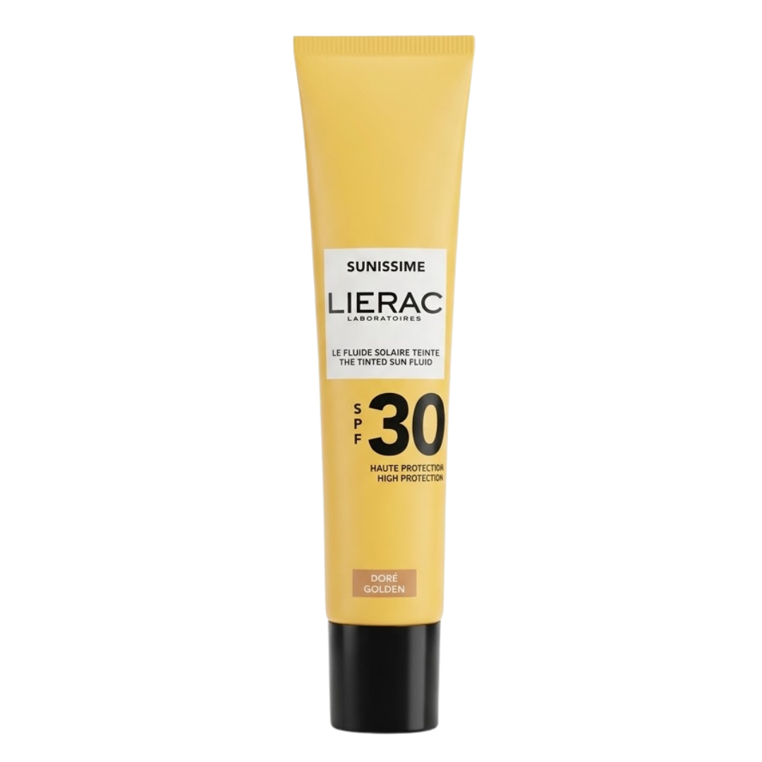 Lierc-sunissime-fluide-Solaire-TeinteDore-Spf30-40ml.png Lierac sunissime Fluide Solaire Teinte Dore Spf30 40ml – Image 1