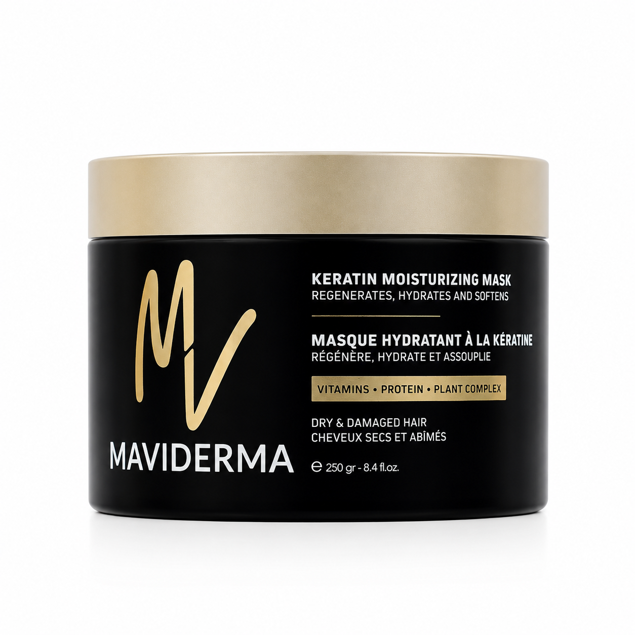 Masque-hydratant.png Maviderma Masque Hydratant A La Keratinr 250ml – Image 1