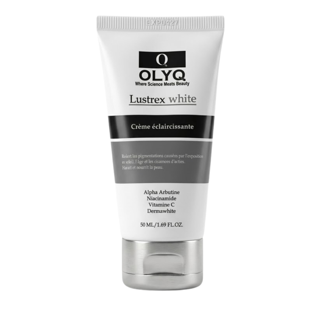 OLYQ-Lustrex-White-Creme-Eclaircissante.png OLYQ Lustrex White Creme Eclaircissante 50ml – Image 1