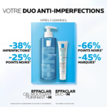 Routine Anti-Imperfections EFFACLAR - Gel Moussant Purifiant +M 400ml et  Effaclar DUO+M – Image 2