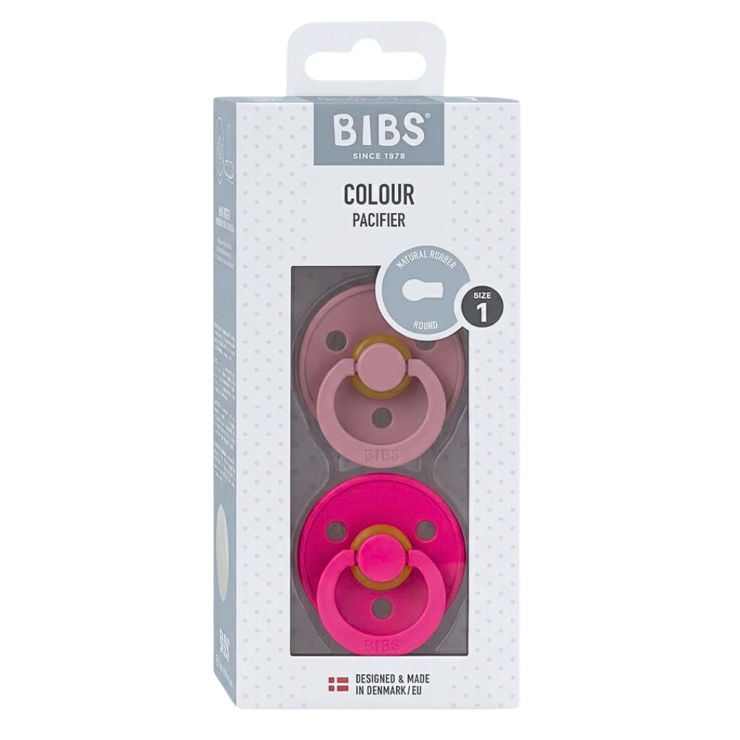 Bibs-2-Suc-Colour-Round-Dusty-Pink-Coral-Size1-0m.png Bibs 2 Sucettes Colour Round Dusty Pink / Coral Size1 +0mois – Image 1