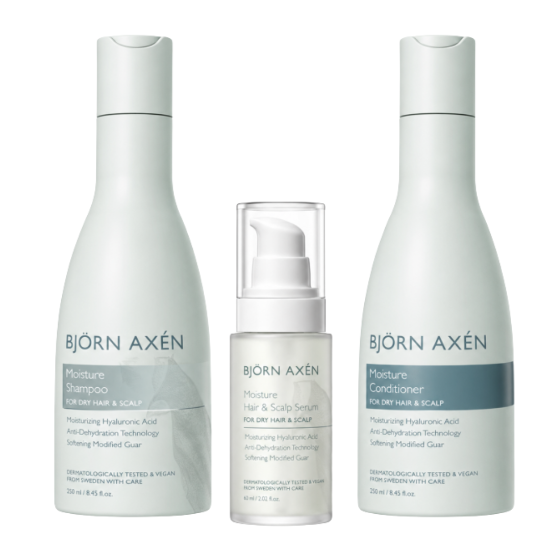 Bjorn-Axen-Moisture-shamp-250mlConditioner-250mlSerum-60ml-Pack.png Bjorn Axen Moisture Shampoing 250ml+Conditioner 250ml+Serum 60ml Pack – Image 1