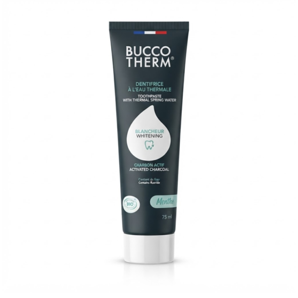 Buccotherm Dentifrice Blancheur Whitening Charbon 75ml