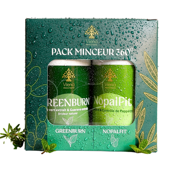 Vilena Minceur 360° GreenBurn 60Gelules+Nopalfit 90Gelules