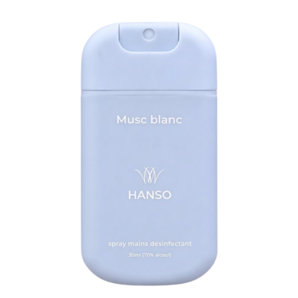 HANSO Spray Mains Desinfectant Musc Blanc 30ml