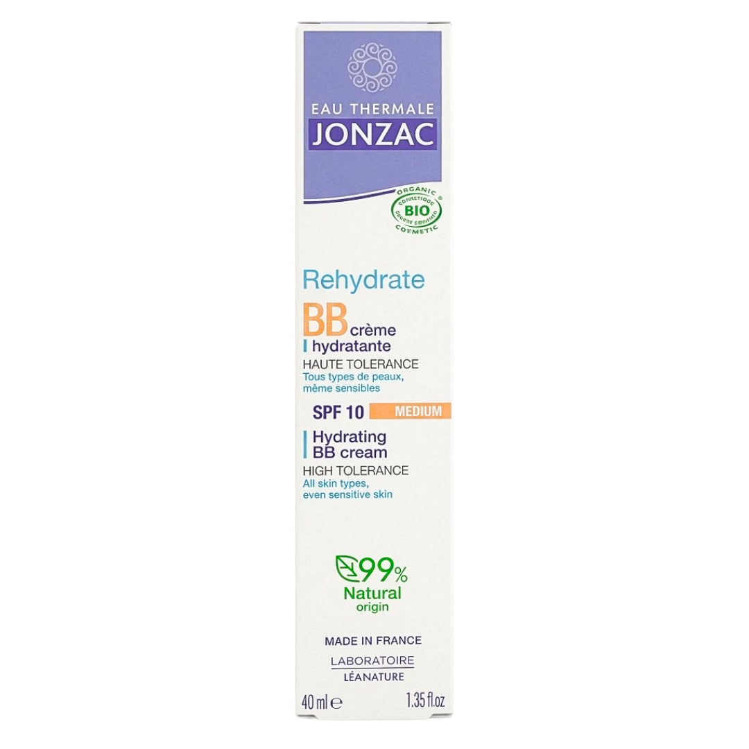 Jonzac-Rehydrate-BB-Creme-Hydratante-Medium-Spf10-40ml.png Eau Thermale Jonzac Rehydrate BB Creme Hydratante Medium Spf10 40ml – Image 1