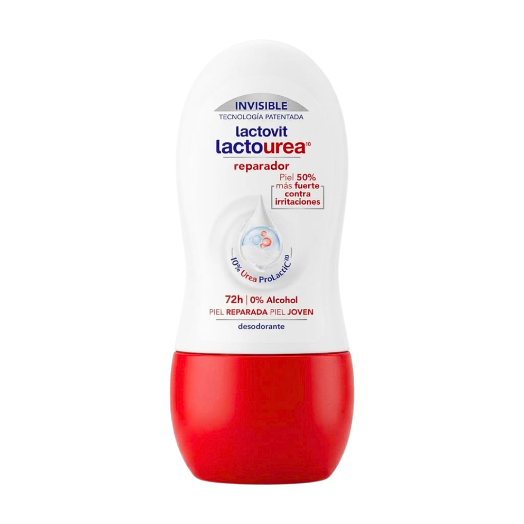 Lactovit-Lactourea-Deo-Rollon-Reparador-50Ml.png Lactovit Lactourea Deodorant Rollon Reparador 50Ml – Image 1