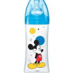 Dodie - Biberon Disney Baby Mickey Initiation+ Anti-colique débit 3 (6M +) - 330 ml