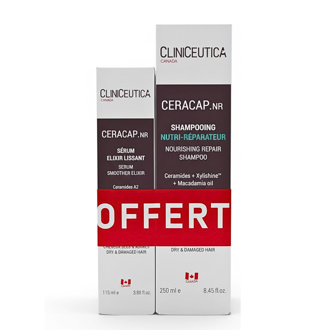 Cliniceutica Ceracap Duo Pack Shamp Nutri-Reparateur+Serum Elixir