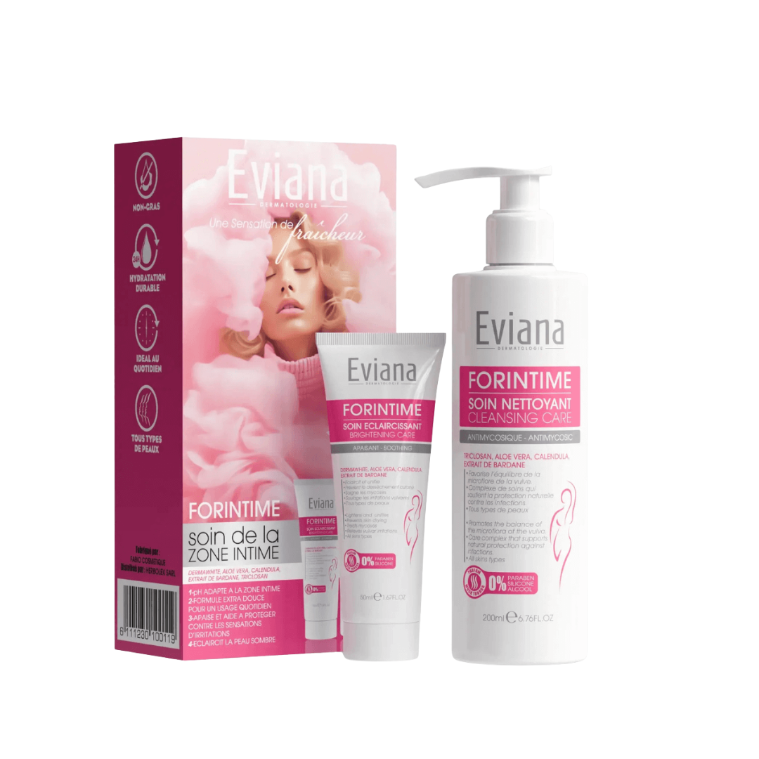 Eviana Forintime Gel Intime 200ml+Creme Eclaircissant 50ml Pack
