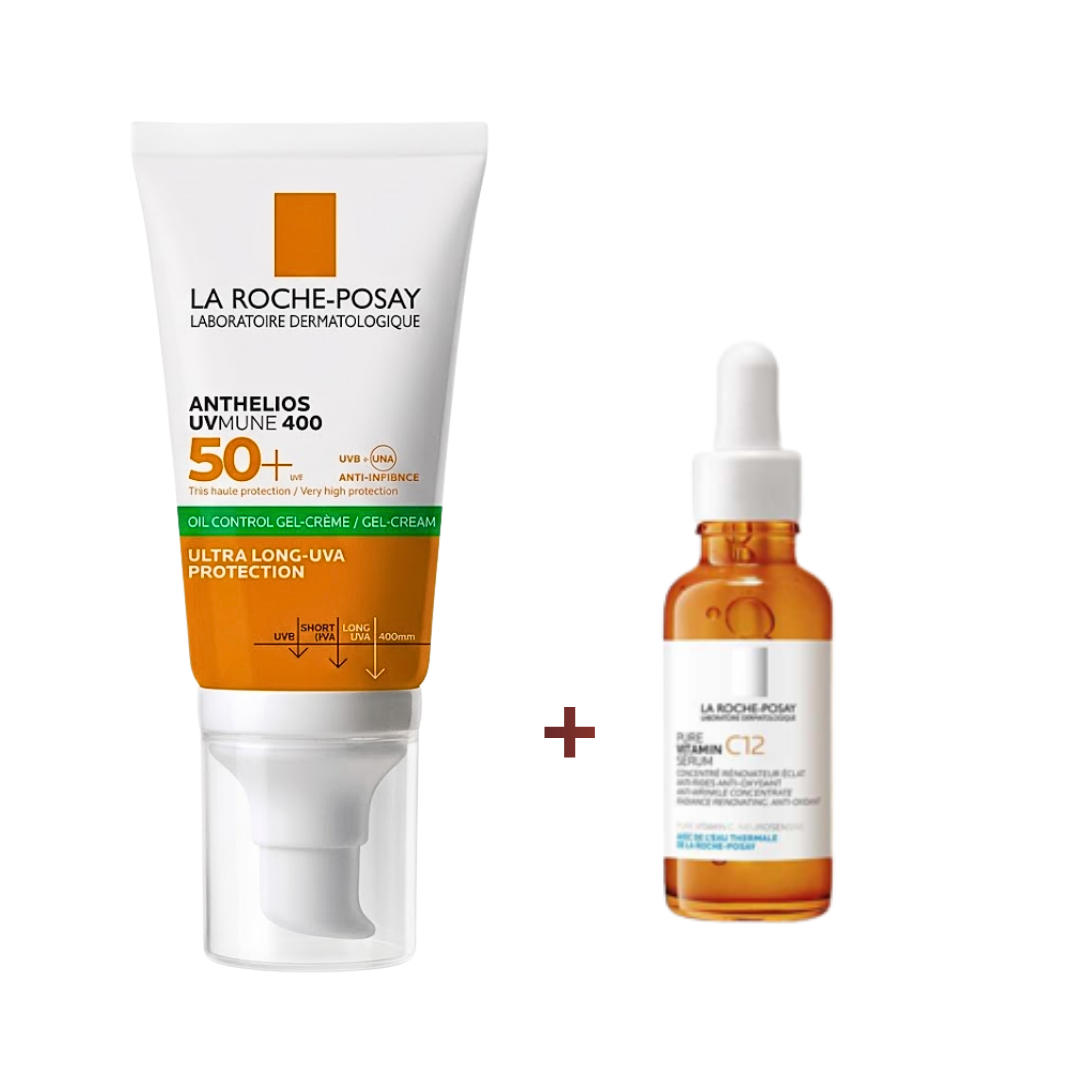 Rp Anthelios Cr Matifiante Teinte spf50+50ml+Pure VIT C12 ECh Pack (1)