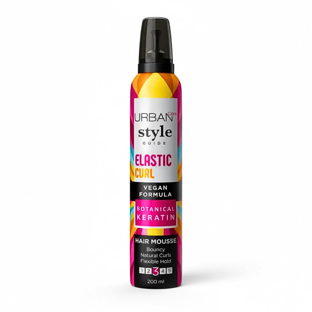 Urban Style Guide Elastic Curl Hair Mousse 200ml