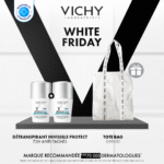 VICHY DÉODORANT  DERMO-DÉTRANSPIRANT INVISIBLE PROTECT 72H ANTI-TACHES ANTI-IRRITATIONS LOT DE 2 = TOTE BAG Offert