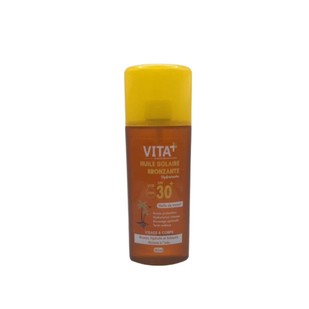 Vita+ Huile Solaire Bronzante spf30+ 150ml