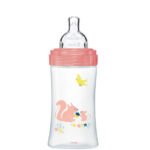 Dodie Biberon senstation+ Tétine plate 270ml 0-6m jardin