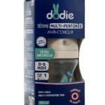 DODIE Biberon Tétine Multi-Perforée ROSE 0-6mois 150ml